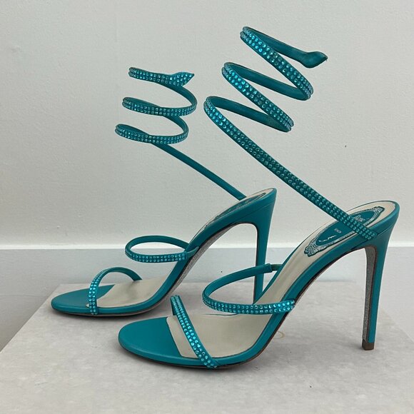 NWOB Rene Caovilla Cleo Ocean - Picture 2 of 6